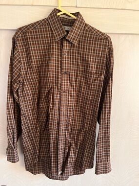 RETREAT Button up long sleeve shirt. 
14 1/2 SMALL. 100% Cotton